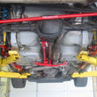 Load image into Gallery viewer, UMI Performance 93-02 GM F-Body Tunnel Brace Mount Long Tube Header Set-Ups w/ Loop - Side View