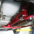 Load image into Gallery viewer, UMI Performance 93-02 GM F-Body Tunnel Brace Mount Long Tube Header Set-Ups w/ Loop - Installation View