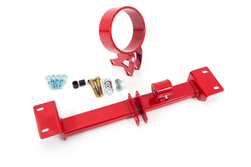 UMI Performance 93-02 GM F-Body Tunnel Brace Mount Stock Exhaust & Kooks LT w/ Loop - Detail View