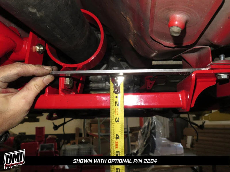 UMI Performance 93-02 GM F-Body Tunnel Brace Mount Stock Exhaust No Loop - Side View