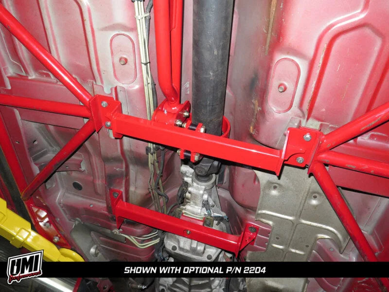 UMI Performance 93-02 GM F-Body Tunnel Brace Mount Stock Exhaust No Loop - Detail View