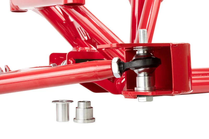 UMI Performance 98-02 GM F-Body K-Member LSX Rr Roll Center Increase- Red - Additional View 5