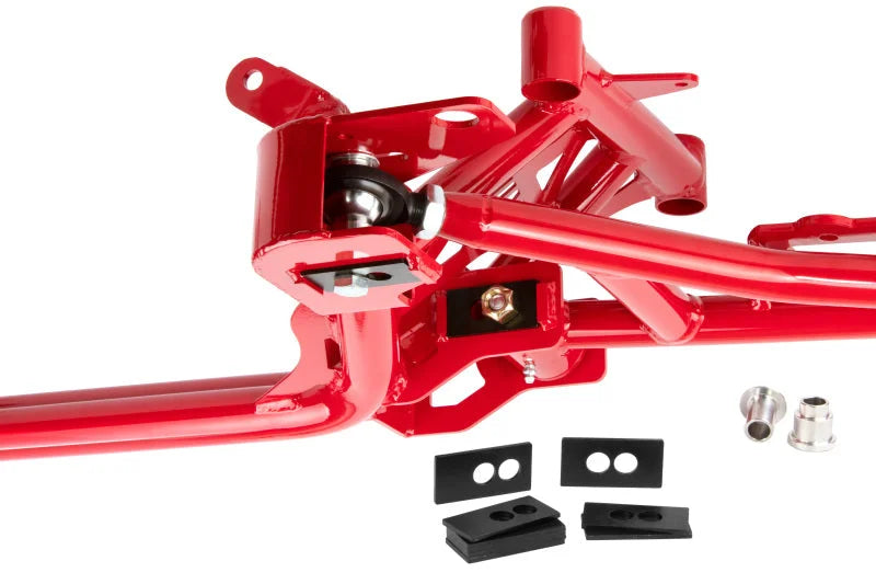 UMI Performance 98-02 GM F-Body K-Member LSX Rr Roll Center Increase- Red - Additional View 7