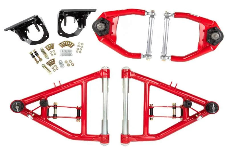 UMI Performance CornerMax A-Arm Kit Red fits 1975-1986 Chevrolet C10 / 1973 1974 Chevrolet C10 Pickup - Main Product View