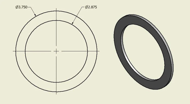 UMI Performance Spring Spacer Kit - Side View