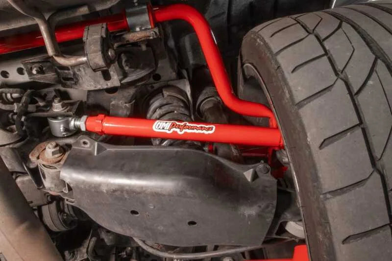 UMI Performance Suspension Stabilizer Bar - Red fits 2016-2024 Chevrolet Camaro - Back View