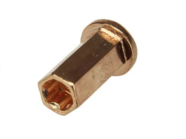 URO Parts Copper Flange Nut 18-40-7-502-196 - Detail View