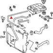 Load image into Gallery viewer, URO Parts Expansion Tank Hose 126-501-30-82 fits 1988-1991 Mercedes-Benz 300SE / 300SEL - Side View