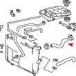 Load image into Gallery viewer, URO Parts Radiator Hose 126-501-47-82 - Side View