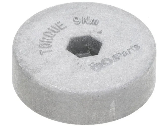 URO Parts Thermostat Housing Cap - Side View