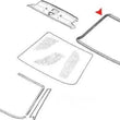 Load image into Gallery viewer, URO Parts Windshield Seal 116-671-01-20 fits 1975-1980 Mercedes-Benz 280S / 280SE / 1973-1980 Mercedes-Benz 300SD / 450SE ...