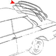 Load image into Gallery viewer, URO Parts Windshield Seal 51-31-7-440-154 fits 1967-1971 BMW 1600 / 1967-1976 BMW 1602 / 2002 / 1971-1974 BMW 2002TII - Si...