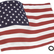 Load image into Gallery viewer, USA Flag - 6" X 9" Show Chrome - Main Product View