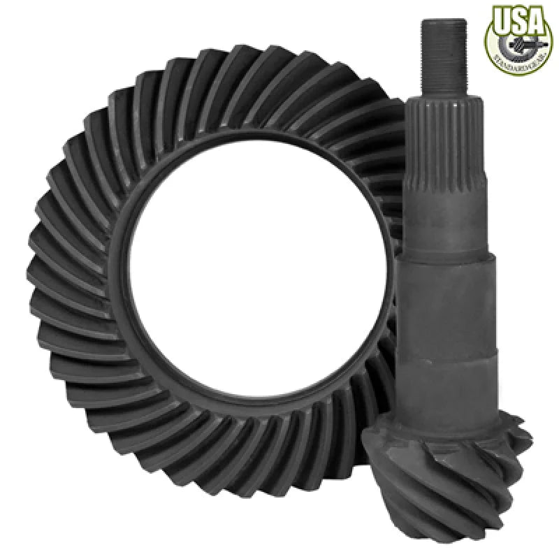 USA Standard Ring & Pinion Gear Set For Ford 7.5in in a 3.73 Ratio - Side View