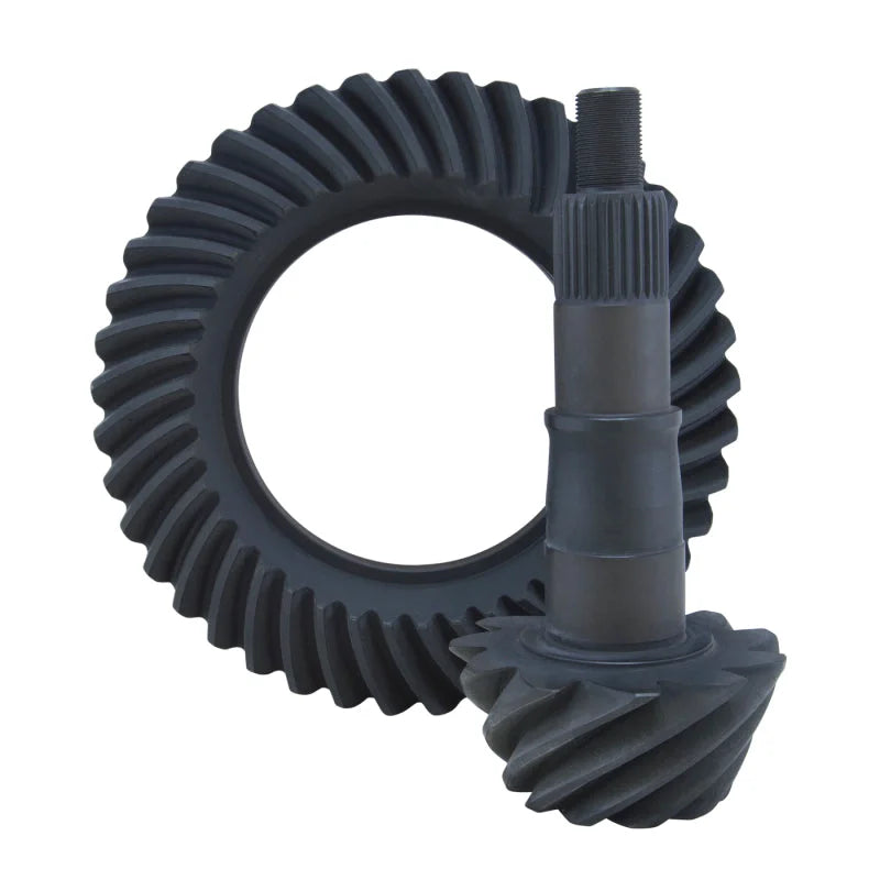 USA Standard Ring & Pinion Gear Set For Ford 8.8in Reverse Rotation in a 4.11 Ratio - Side View