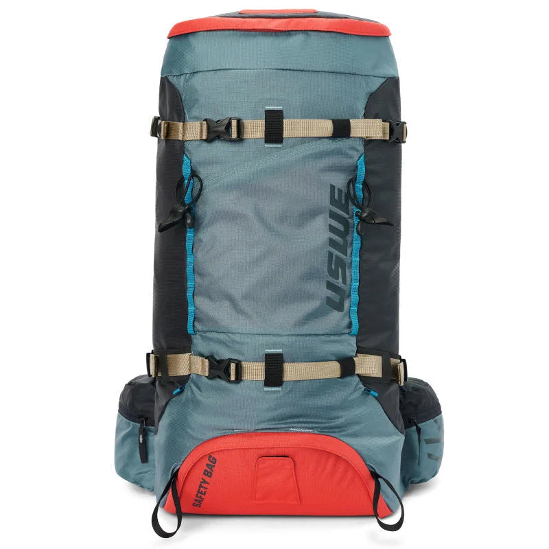 USWE Brant Ski Touring Pack 35L (Womens) - Blue/Red - Side View