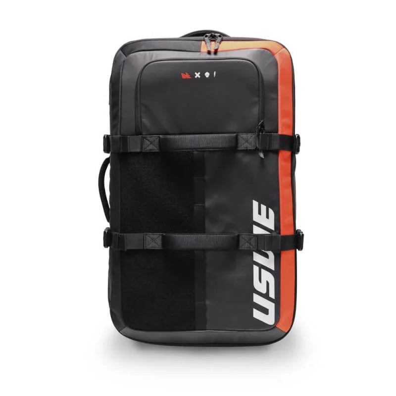 USWE Buddy Athlete Gear Trolley Bag 100L - Black/Red - Side View