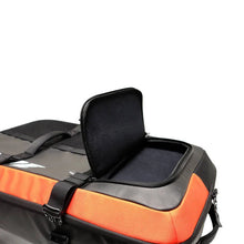 Load image into Gallery viewer, USWE Buddy Athlete Gear Trolley Bag 100L - Black/Red - Back View