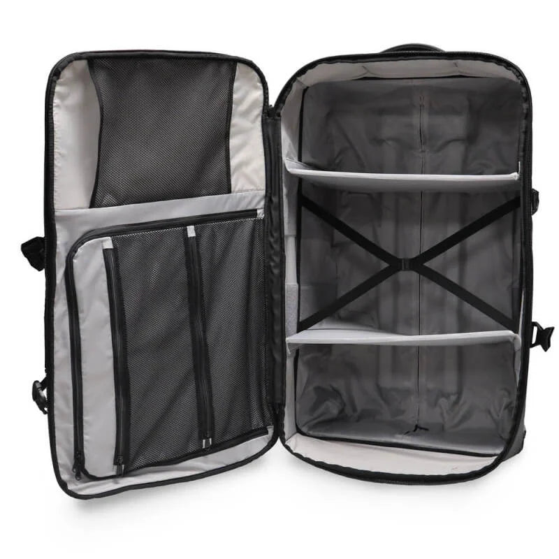 USWE Buddy Athlete Gear Trolley Bag 100L - Black/Red - Installation View