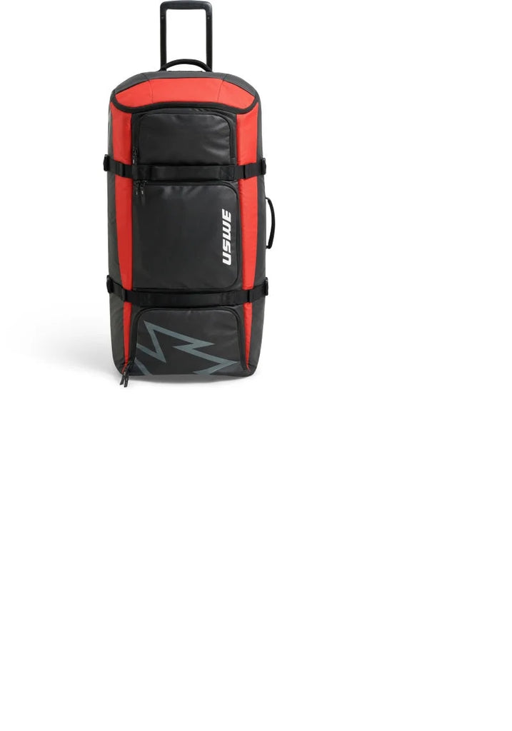USWE Buddy Athlete Gear Trolley Bag 150L - Black/Red - Detail View
