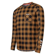 Load image into Gallery viewer, USWE Flannel Long Sleeve Lightweight Off-Road Jersey Bronze - Medium - Main Product View