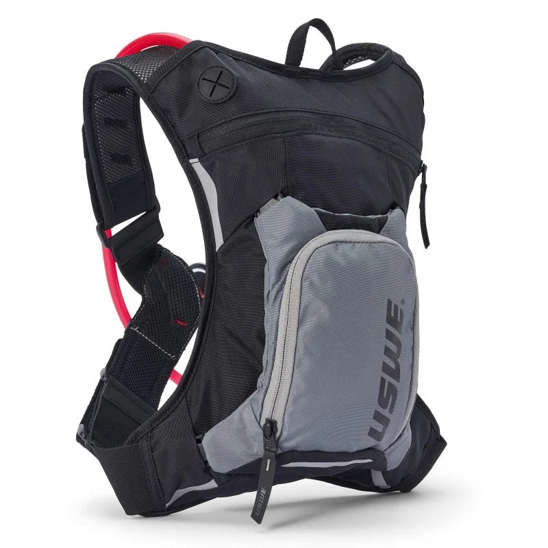 USWE Moto Hydro Hydration Pack 3L - Carbon Black/Grey - Detail View