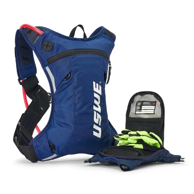 USWE Moto Hydro Hydration Pack 3L - Factory Blue - Main Product View