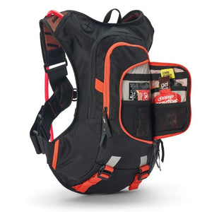 USWE Moto Hydro Hydration Pack 8L - Black/Factory Orange - Main Product View