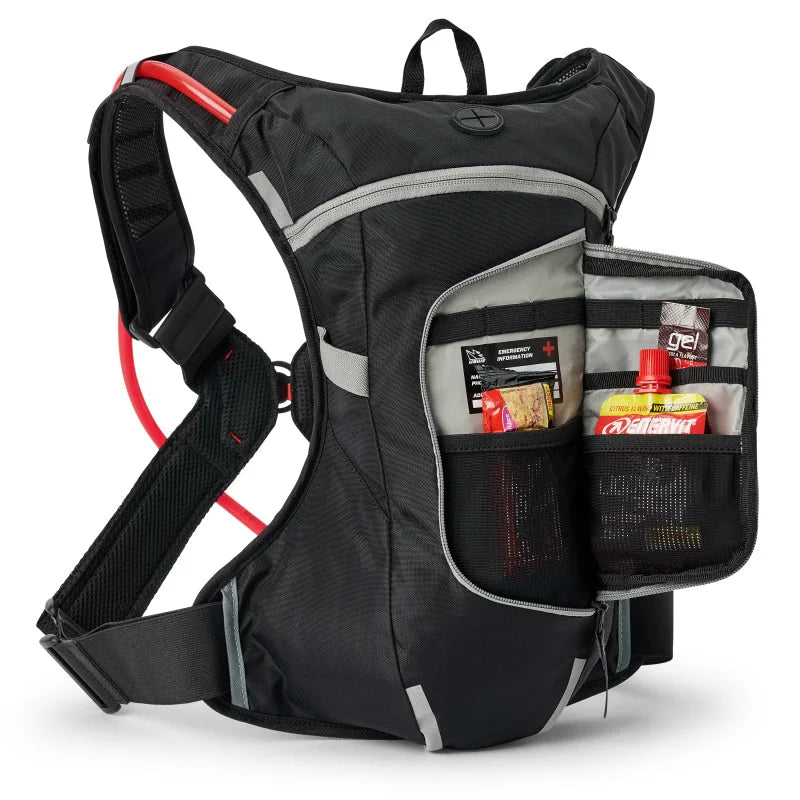USWE Moto Hydro XTR Dirt Biking Hydration Pack 4L - Black - Main Product View