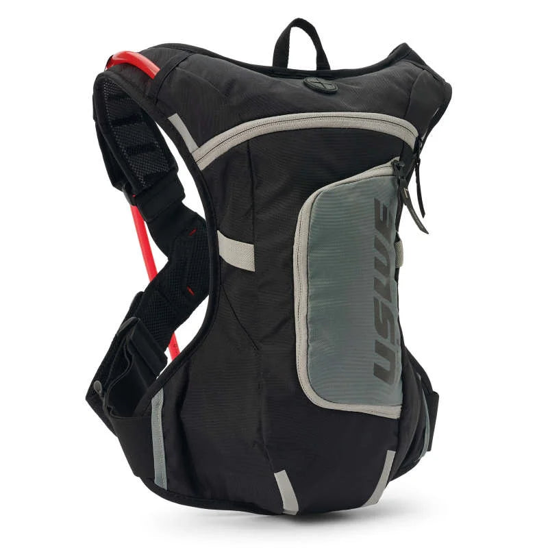 USWE Moto Hydro XTR Dirt Biking Hydration Pack 4L - Black - Side View