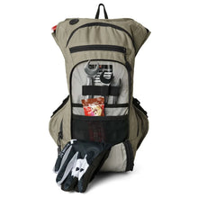 Load image into Gallery viewer, USWE Outlander Moto Hydration Pack 9L - Sand - Detail View