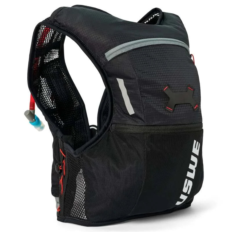 USWE Rush Bike Hydration Vest 8L Black/Grey - Small - Main Product View