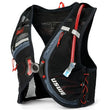 Load image into Gallery viewer, USWE Rush Bike Hydration Vest 8L Blue - Medium - Installation View