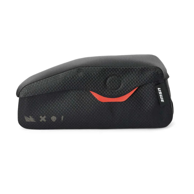 USWE Top Tube Bag (Magnetic) - Black - Side View