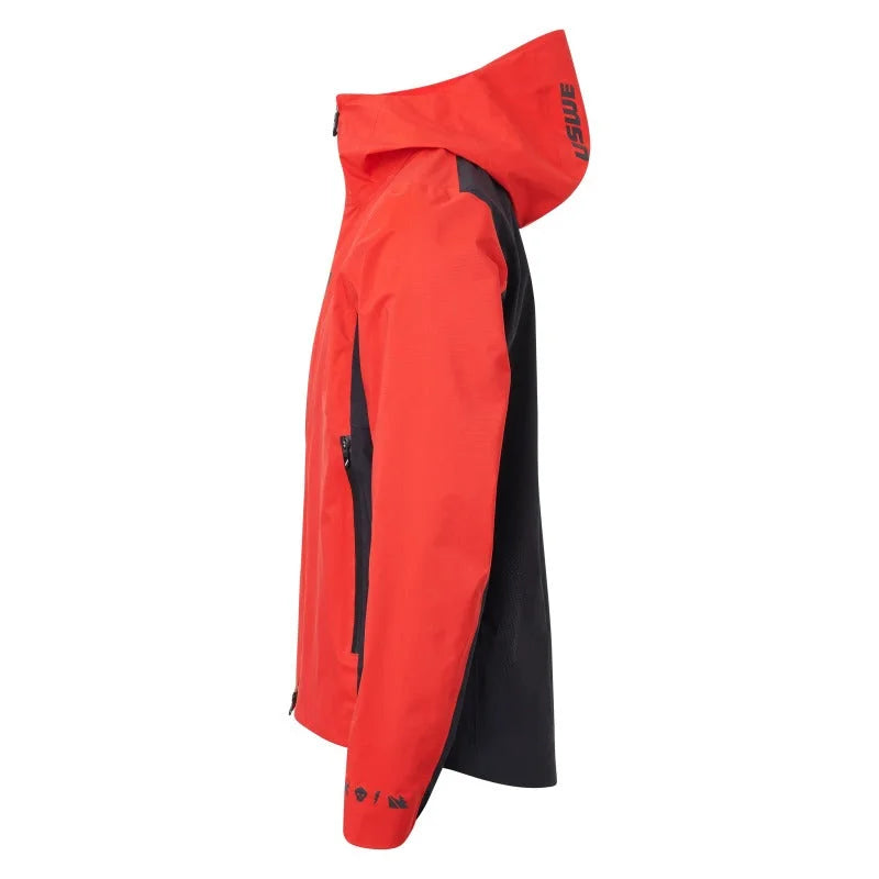 USWE Waterproof  MTB Jacket Flame Red - Small - Installation View