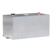 Load image into Gallery viewer, UWS 50-Gallon Rectangle Bright Aluminum Transfer Tank TT-50-R-T-P - Main Product View