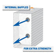 Load image into Gallery viewer, UWS 50-Gallon Rectangle Bright Aluminum Transfer Tank TT-50-R-T-P - Additional View 5