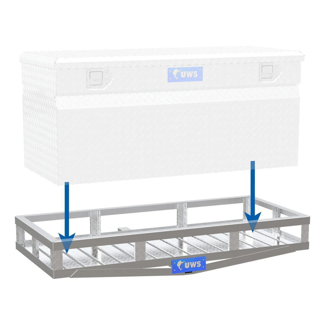 UWS 51" x 23" Aluminum Cargo Carrier UWS-CARRIER - Installation View
