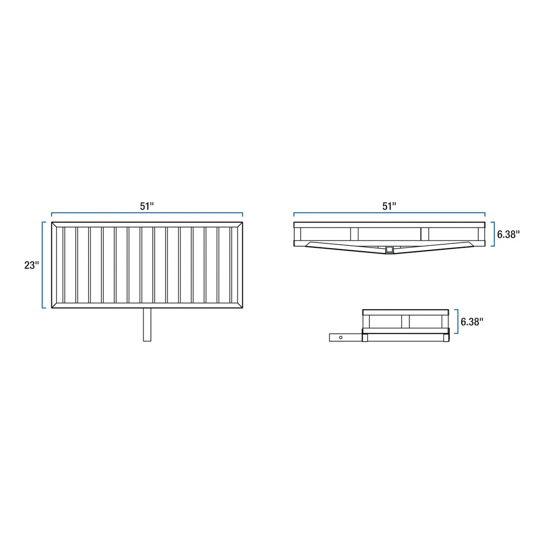 UWS 51" x 23" Aluminum Cargo Carrier UWS-CARRIER - Additional View 5