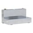 Load image into Gallery viewer, UWS 75-Gallon L-Shape Bright Aluminum Transfer Tank TT-75-L-T-P - Main Product View