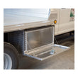 Load image into Gallery viewer, UWS Bright Aluminum 36" Single-Door Underbody Tool Box (LTL Shipping Only) TBUB-36 - Installation View