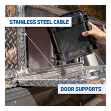 Load image into Gallery viewer, UWS Bright Aluminum 48" Single-Door Underbody Tool Box (LTL Shipping Only) TBUB-48 - Additional View 6