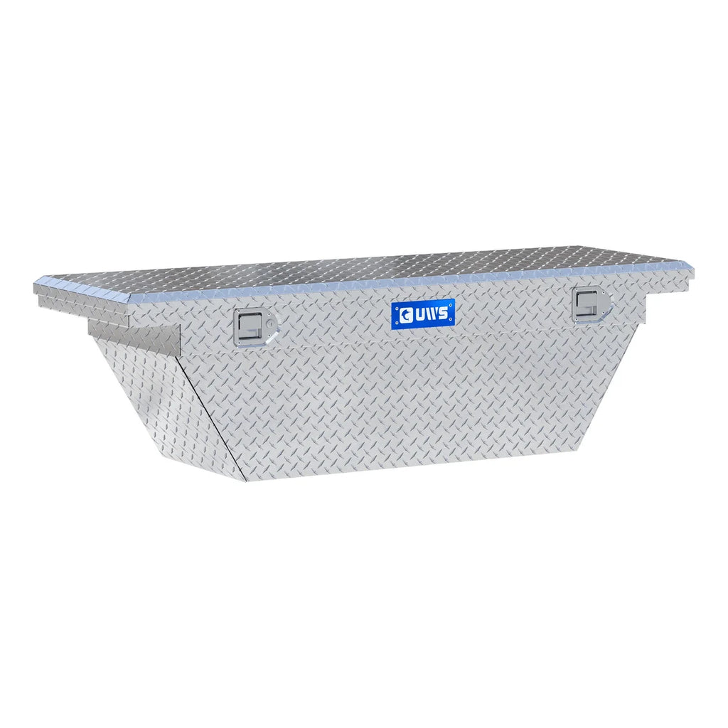 UWS Bright Aluminum 60" Deep Angled Truck Tool Box, Low Profile (LTL Shipping Only) TBSD-60A-LP - Main Product View