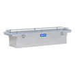 Load image into Gallery viewer, UWS Bright Aluminum 69" Crossover Truck Tool Box with Low Profile &amp; Rail TBS-69-LP-R - Main Product View