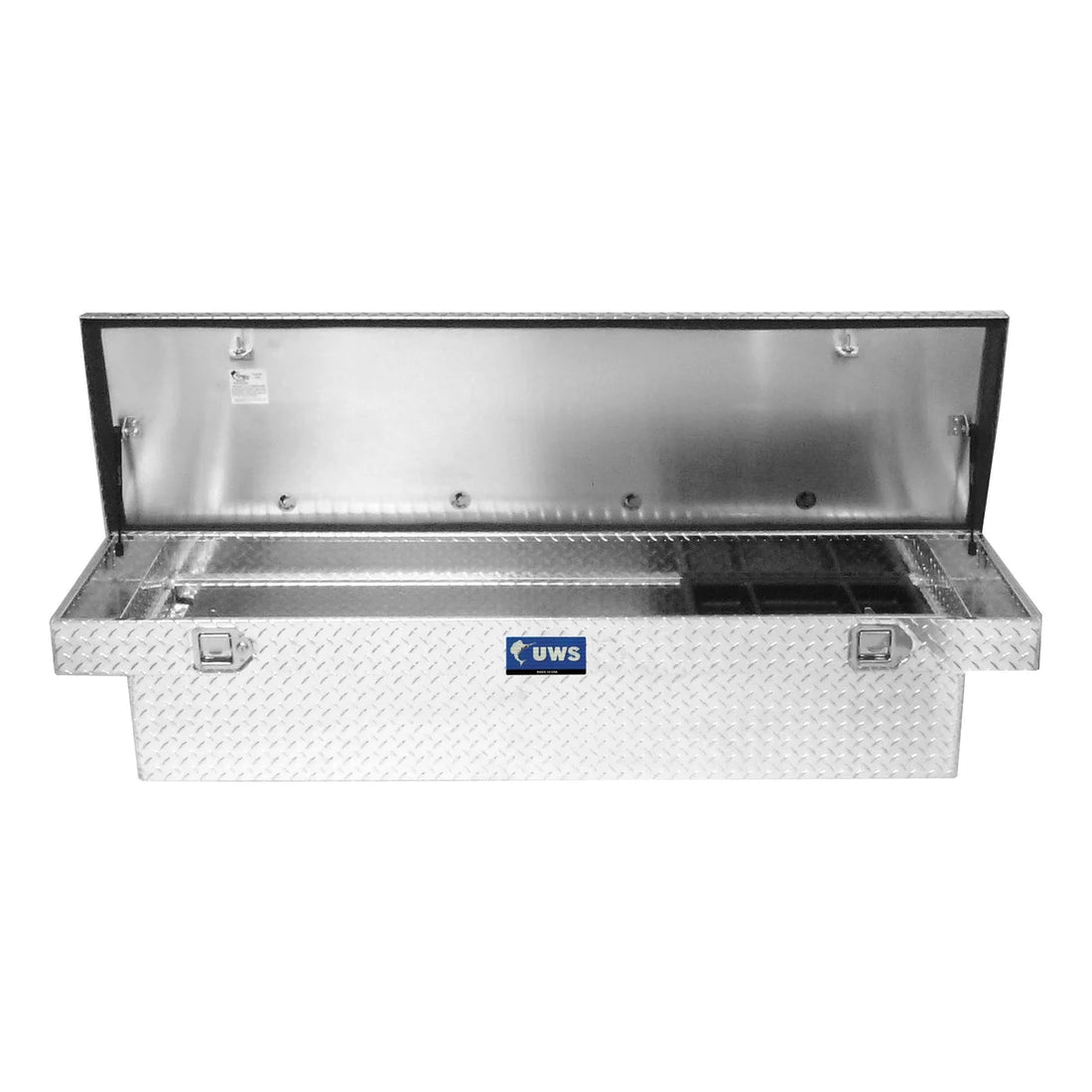 UWS Bright Aluminum 69" Crossover Truck Tool Box with Rail TBS-69-R - Additional View 5