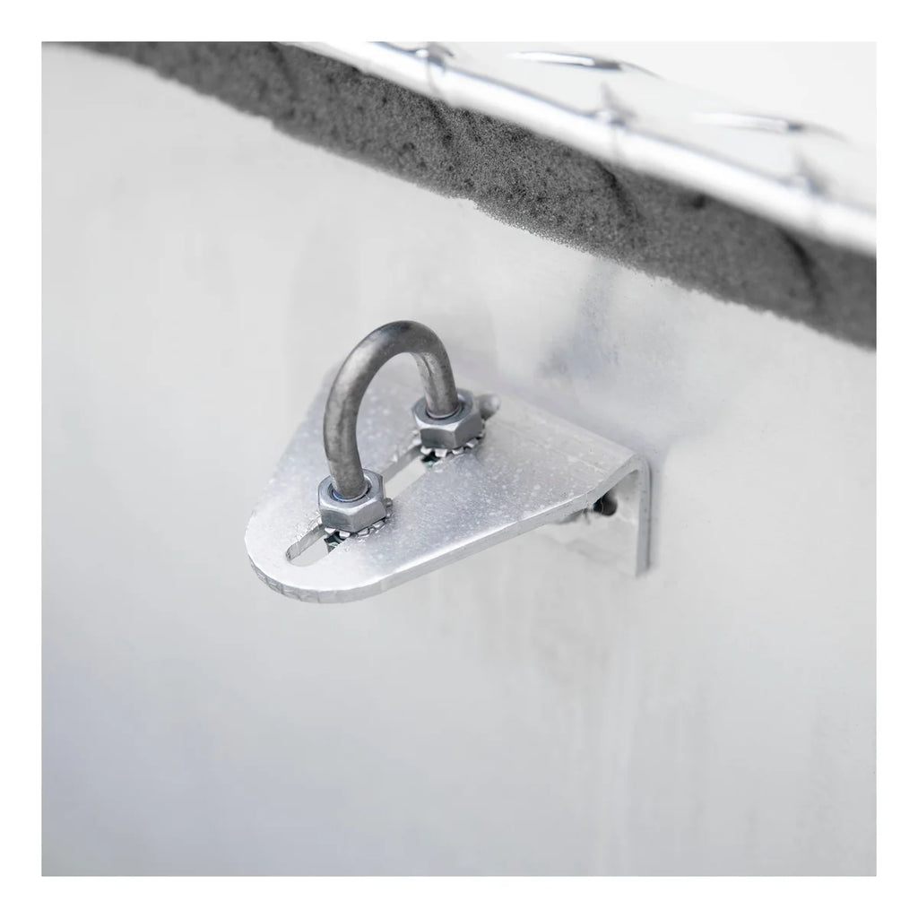 UWS Bright Aluminum 69" Deep Angled Secure Lock Truck Tool Box with Low Profile SLD-69-A-LP - Additional View 9