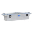 Load image into Gallery viewer, UWS Bright Aluminum 69" Secure Lock Crossover Truck Tool Box with Low Profile &amp; Rail SL-69-LP-R - Main Product View