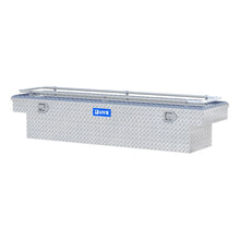 Load image into Gallery viewer, UWS Bright Aluminum 72" Crossover Truck Tool Box with Rail TBS-72-R - Back View