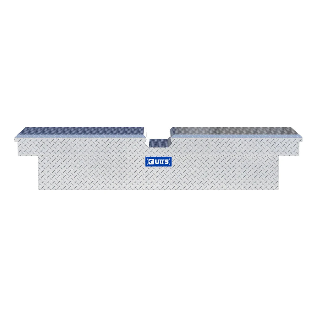 UWS Bright Aluminum 72" Gull Wing Crossover Truck Tool Box (LTL Shipping Only) TB-72 - Back View