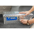 Load image into Gallery viewer, UWS Bright Aluminum Tote Box (LTL Shipping Only) TB-1 - Back View